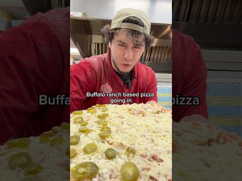BUFFALO AND RANCHED BASED PIZZA Food Viral Youtube Shorts Cooking Viralshort Youtuber