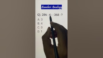 Number Analogy | Reasoning Tricks #shortsfeed #shorts #youtubeshorts