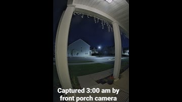 Disappearing person caught on security camera @3:00am