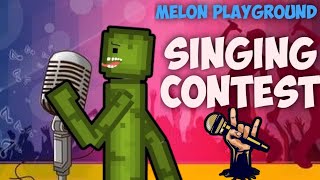 POOPY AND CAPBOY ARE EXCITED FOR THE SCHOOL SINGING CONTEST | MELON PLAYGROUND