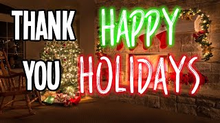 Thank you all for everything and Happy Holidays :)