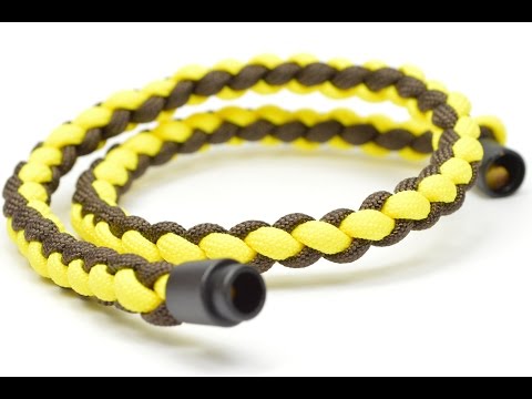 Make a 4 Strand Round Braid Necklace w/ Break-Away - BoredParacord.com