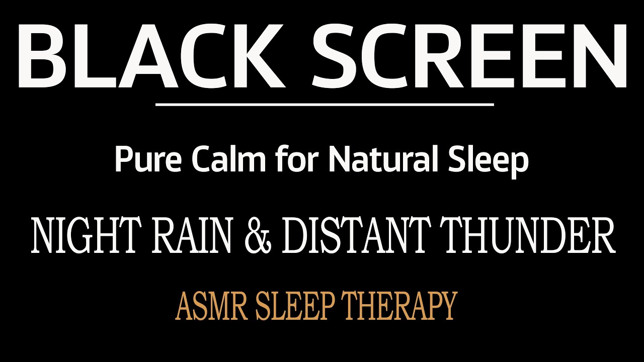 Night Rain Sounds on the Roof for Deep Sleep 😴 | Total Relaxation, No Interruptions
