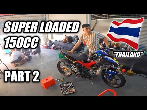 YAMAHA SNIPER 150 SUPER LOADED ENGINE! | RACE IN THAILAND PART 2