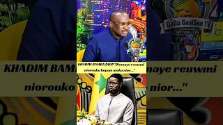 L'analyse de Khadim Bamba Diop sur les erreurs de Diomaye Faye