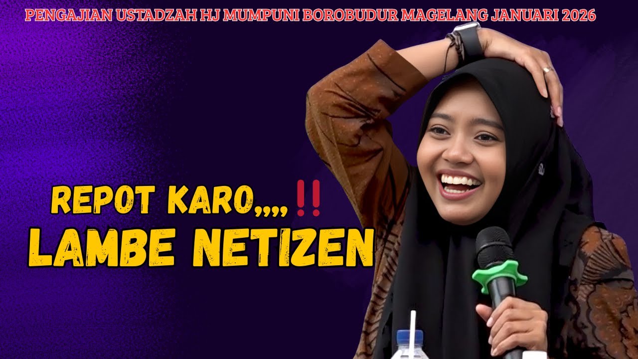 BU NYAI DI RASANI JAMAAH-CERAMAH  LUCU USTADZAH MUMPUNI