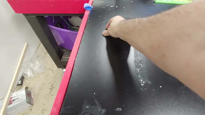 why I chose to have a melamine workbench top