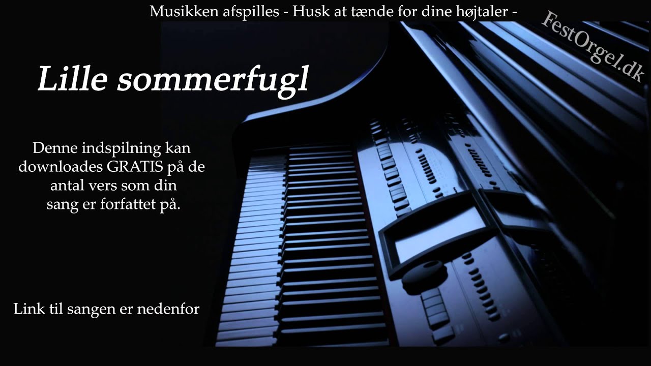 lille sommerfugl chords lille sommerfugl chords