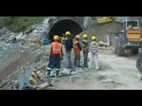 Rohtang Tunnel Project just started South portal at Dhundhi 2010