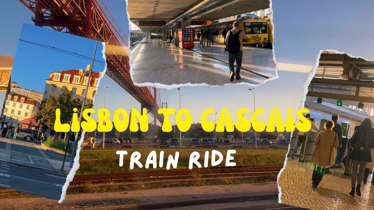 LISBON TO CASCAIS TRAIN RIDE SCENIC ROUTE THINGS TO DO IN PORTUGAL
