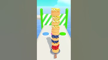 Pancake Run🥪🍌 Mobile gameplay walkthrough 🍇(Android iOS games) (All level)115 |#pancakerun #shorts