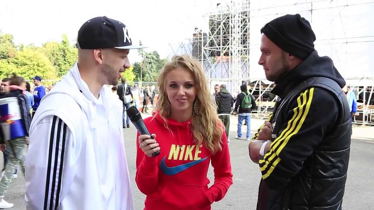 ST & Даниил Светлов - Интервью для ХипХопХит (Лужники, 07.09.2013)