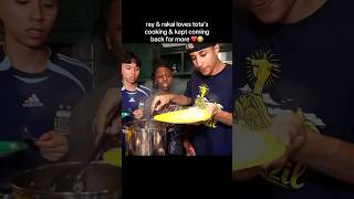Ray &amp; Ralai Loves Tota's Cooking❤️😂 #foryou #kaicenat #ray #tota #rakai