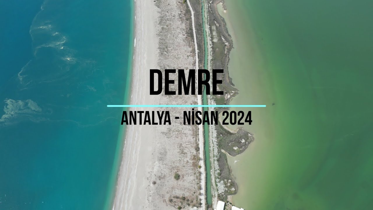 Demre Sahil Şeridi - Antalya (DJI Mini 3 Pro - DJI Avata)