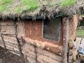 2 nights clay cabin pancakes and new window