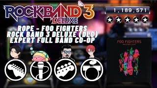 Rope - Foo Fighters || Rock Band 3 Deluxe (DLC) Expert Full Band Co-op