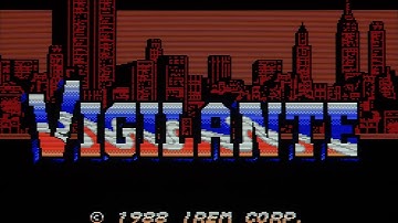 Vigilante Intro (Master System) - Sony BVM-A32 (Reference CRT Monitor)