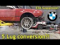Building an e30 m3 conversion part 11: E36 M3 suspension install / Clearance issues