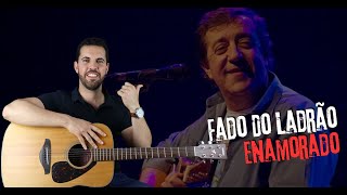 Video thumbnail of "Como Tocar "Fado do Ladrão Enamorado" - Rui Veloso | Aula de Guitarra"