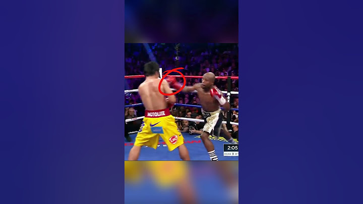 Pacquiao's Incredible Counters against Mayweather! 😯