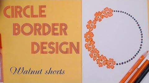 CIRCLE ⭕ BORDER DESIGN/ PROJECT WORK DESIGN/ ASSIGNMENT FRONT PAGE DESIGN