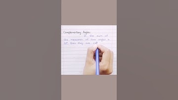 Define Complementary Angles #shorts