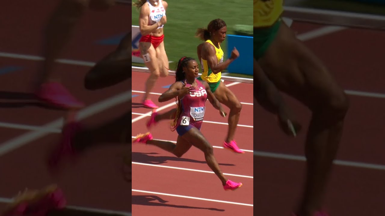 Sha Carri Richardson Is A Mood Athletics Sports Running Usa Nails Fast