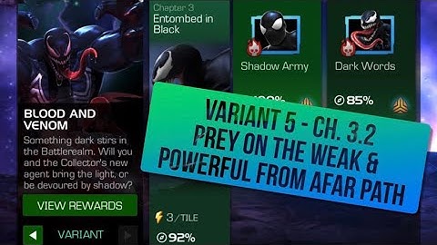Variant #5 Ch. 3.2 - vs Symbiote Supreme, Void, Hulk, Ironman, Sparky, Medusa, Venom | MCOC