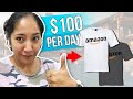 How To Make $100 A Day Selling T-Shirts On Amazon Without Any Design Ideas - Working NOW!