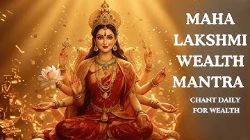 Om Mahalakshmi Namo Namaha | Nonstop MahaLakshmi Mantra for WEALTH | Lakshmi Song | Dhanteras | LAXM