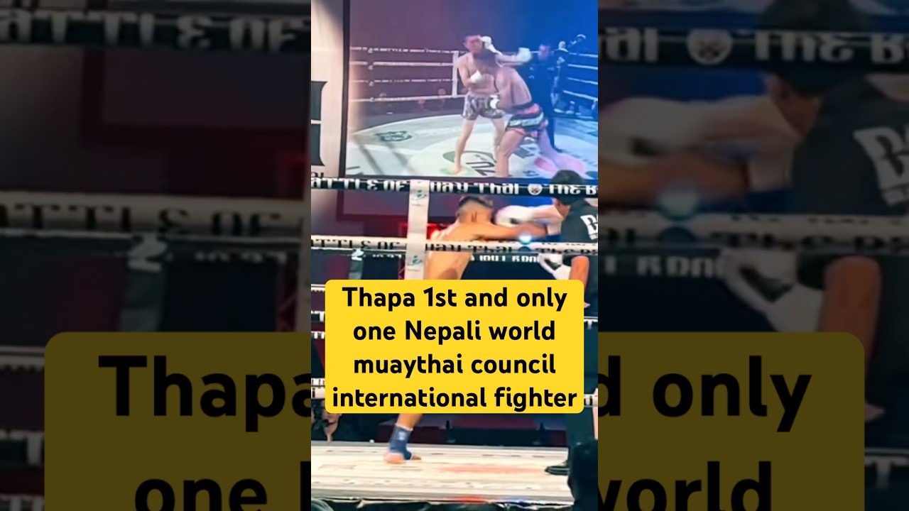 Japan vs Nepal world muaythai council first Nepali fighter 