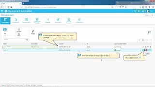 serena deployment automation - new application copy feature