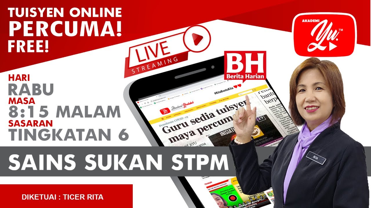 🔴[LIVE] SAINS SUKAN SEMESTER 2 STPM, 6.8 SISTEM URINARI OLEH TICER RITA #56 #TUISYENPERCUMA
