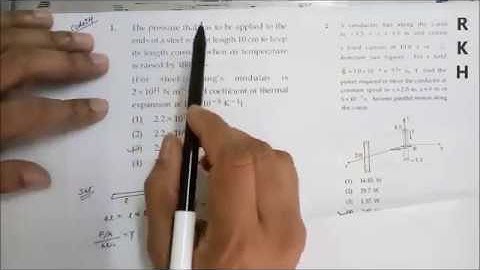 IIT JEE MAINS 2014 Code- H (1-4)(thermal expansion+magnetic field work+angular momentum+ error)