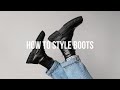 How To Style Black Boots This Fall