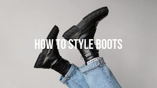 How To Style Black Boots This Fall