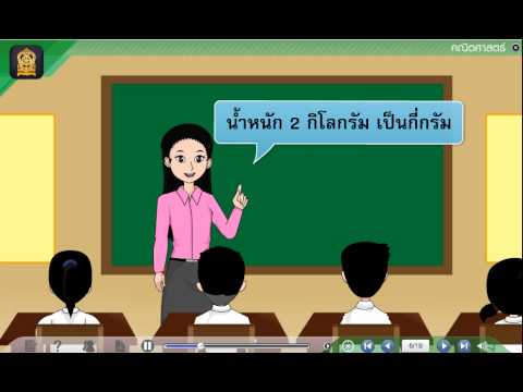 ความสัมพันธ์ของหน่วยการชั่ง คณิตศาสตร์ ป.4