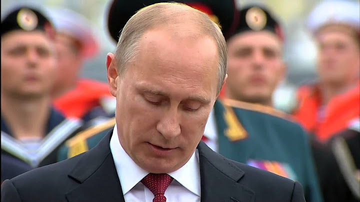 Выступление на военно морском параде  Владимир Путин