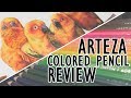 Arteza Expert Colored Pencils Review + Sun Conures!