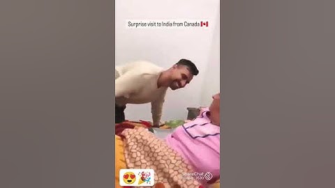 #Surprise #visit #to #India ..... #mom #Dad #reaction