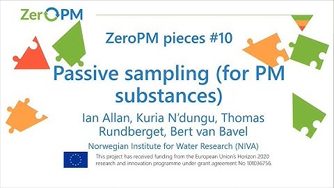 ZeroPM pieces #10: Passive sampling of PFAS and PM substances? - with Ian Allan