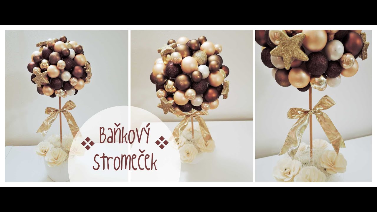 Baňkový stromeček 2 / Vánoční dekorace / Diy Christmas 
