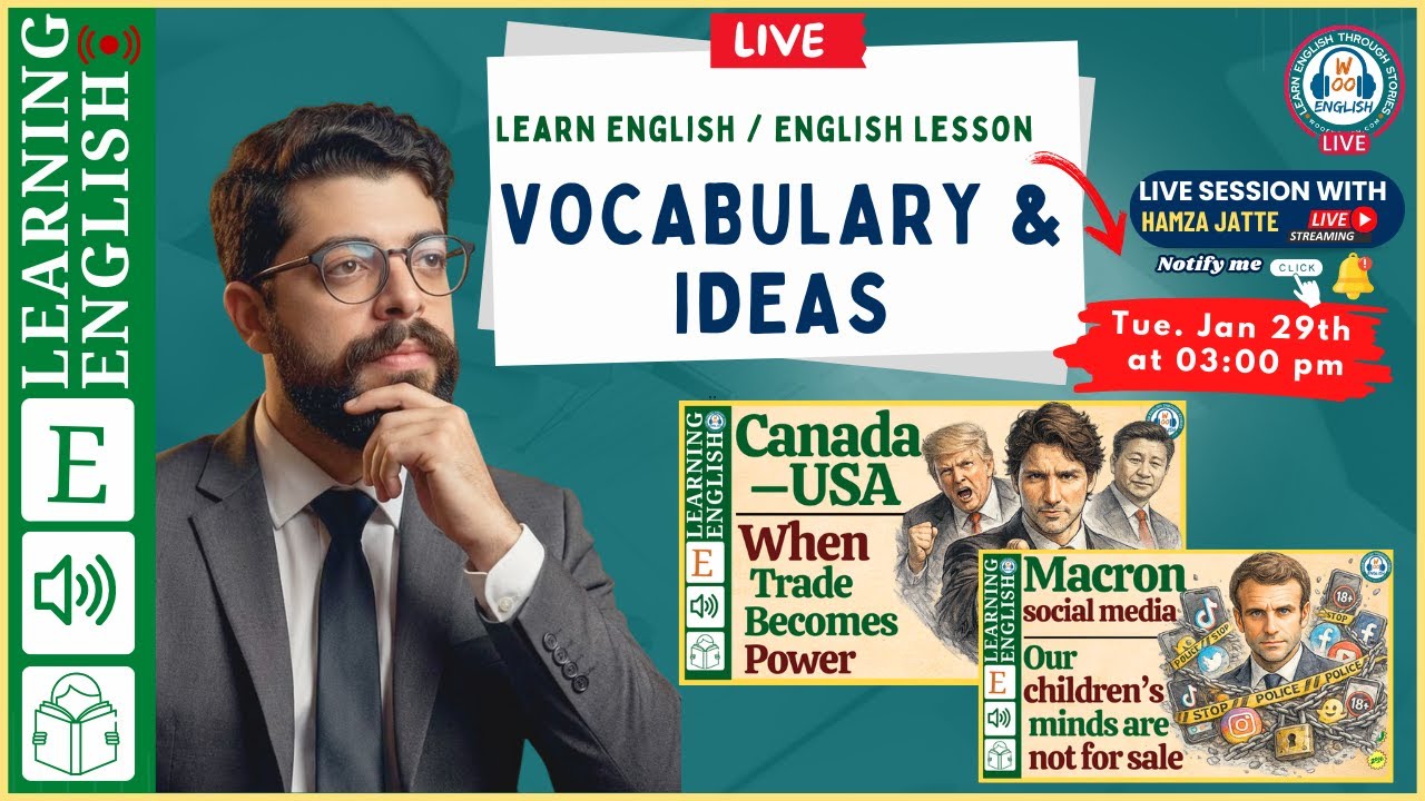 Live English Lesson 🔴 | Vocabulary & Ideas from Real Stories