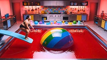 Which Pool Would You Jump Into? | Ultra Satisfying AI ASMR Compilation