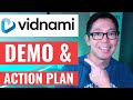 Vidnami Demo & Walkthrough | Free Action Plan | Formerly Content Samurai