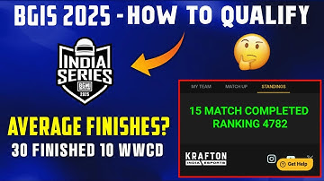 BGIS MATCH NOT COUNT? AVERAGE CUTOFF | HOW TO QUALIFY BGIS 2025