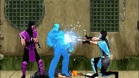 MUGEN Request: Ryuji Yamazaki & Ichigo Vs Rain MK2 & Sub-Zero MK2