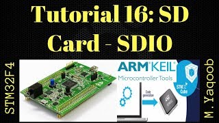 stm32f4 discovery board - keil 5 ide with cubemx: tutorial 16 sd card sdio - updated dec 2017
