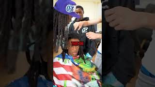 Ray Does IShowSpeed Emote After Giving Corey A Bald Spot 🤣😭