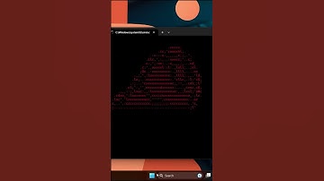 Animate Parrot using Command Prompt|| cmd animation #cmd #tech #technology #coding